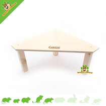 Étagère d'angle vierge pour rongeurs 39 cm