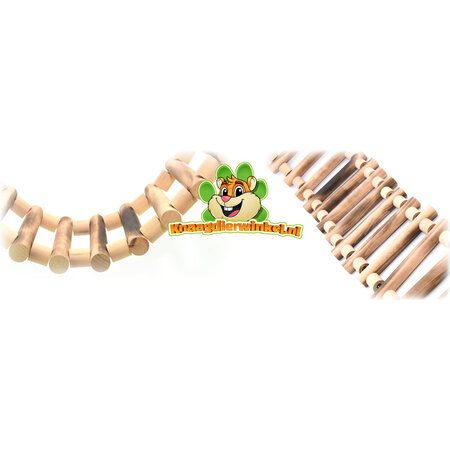 Quapas! Pont suspendu en bois 77 cm pour souris et rats