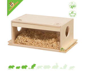 BELLIFFY Sandbad Box Aus Acryl Transparent Für Hamster Und Kleine