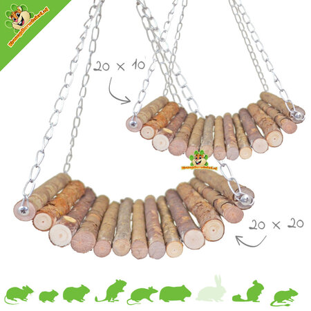 Willow Suspension Bridge 20 cm for Rodents
