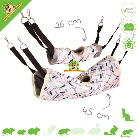 Tunnel suspendu pour rongeurs Clara pour rongeurs et furets !!