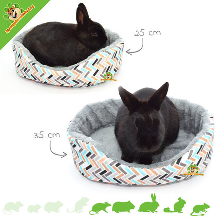 Kosz na gryzonie Clara Oval dla gryzoni i królików!