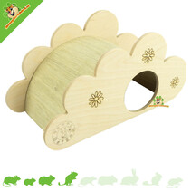 Strauchhaus aus Holz, 27 cm