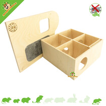 Casa de varias habitaciones Nido con techo de clavos de 25 cm