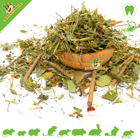 Knaagdier Kruidenier Herbal Denta Mix para roedores y conejos