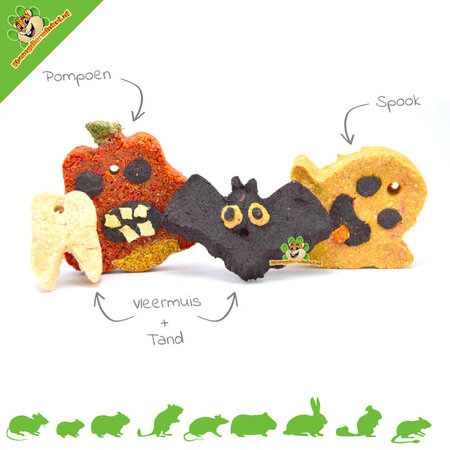 Scary Halloween Snacks for Rodents & Rabbits