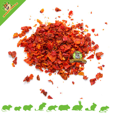 Knaagdier Kruidenier Dried Tomato Flakes for Rodents & Rabbits!