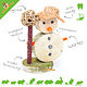 Bonhomme de neige aux herbes 18 cm