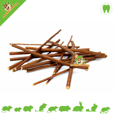 Roer ramas de sauce de madera ¡Roer madera larga para roedores y conejos!