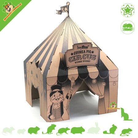 HayPigs Cardboard Playhouse 33 cm for Rodents!