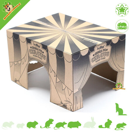 HayPigs Cardboard Playhouse Junior 30 cm for Rodents!