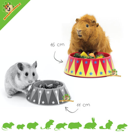 HayPigs Mangeoire HayPigs Circus pour rongeurs et lapins