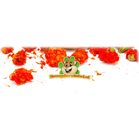 Gedroogde Afrikaantjes 130 gram voor Knaagdieren & Konijnen!