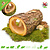 Tunel z pnia drzewa olchowego 33 cm