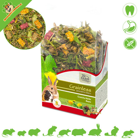 JR Farm Hierbas Crujientes Sin Granos con Ositos