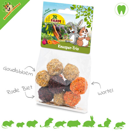 JR Farm Kruiden Knabbel Trio Balletjes