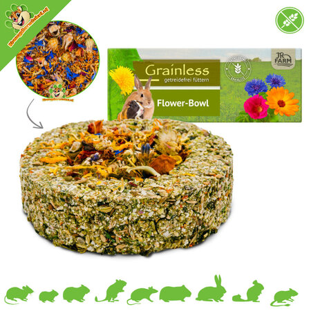 JR Farm Miska Kwiatowa 10 cm Bez Zbóż