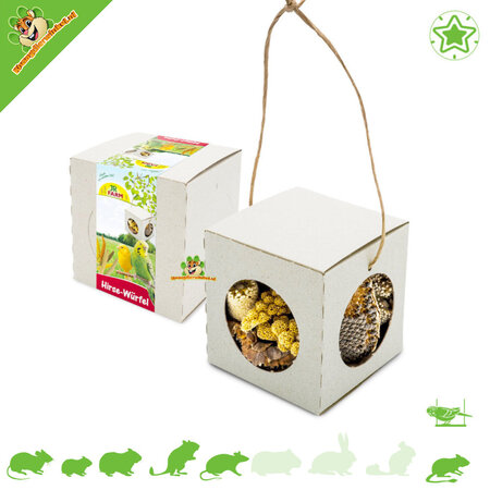 JR Farm Girlandenbox mit Sonnenblumen und Hirse 12,5 cm