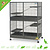 Savic Nagerkäfig-Set Royale XL Anthrazit 115 x 67,5 x 155,5 cm