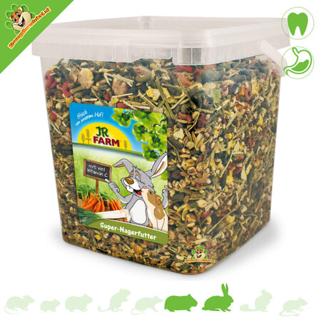 JR Farm ¡Súper alimento para roedores y conejos!