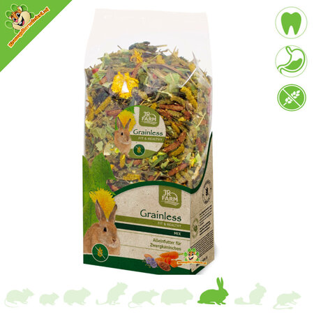JR Farm Getreideloses Gesundheitsmix-Kaninchenfutter | Natürliches Kaninchenfutter!