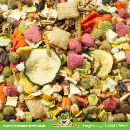 JR Farm Alimento para ratas de granja, 500 gramos, alimento natural para ratas domésticas.