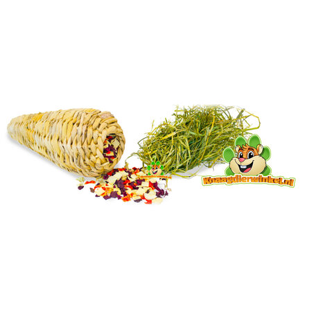 JR Farm Zanahoria rellena masticable para roedores y conejos