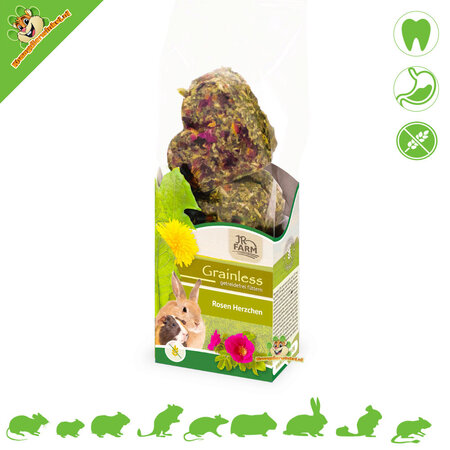 JR Farm Kornlose Herzen Rosenblume