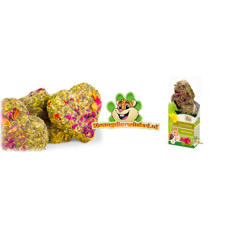 JR Farm Flor rosa de corazones sin grano