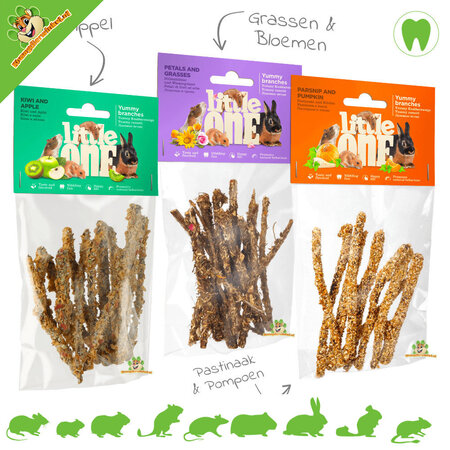 Mealberry Little One Yummy Chewing Wood for Rodents and Rabbits