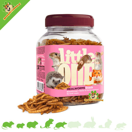 Mealberry Gedroogde Meelwormen 70 gram
