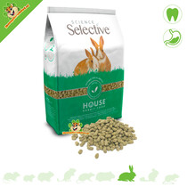 Aliment sélectif pour lapins domestiques 1,5 kg