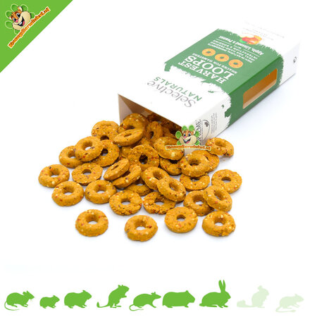 Supreme Selective Naturals Harvest Loops met Appel, Lijnzaad en Noten Hamster