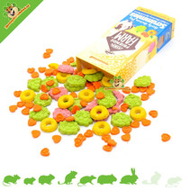 Gerty Scrummies de manzana, fresa, albaricoque y plátano