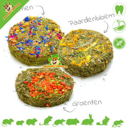 JR Farm Hay Cookie for Rodents & Rabbits