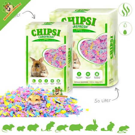Chipsi Carefresh Confetti Paper Bedding for Rodents and Rabbits