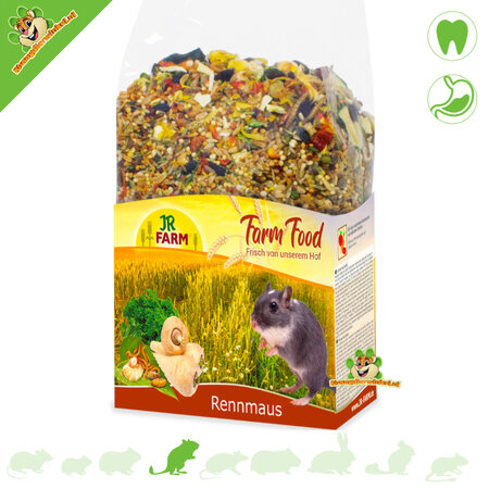 JR Farm Farm Food Gerbil Food Adult 500 gramów Naturalny pokarm dla myszoskoczków