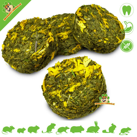 JR Farm Getreidelose Kräuterbrötchen Löwenzahn und Sonnenblume