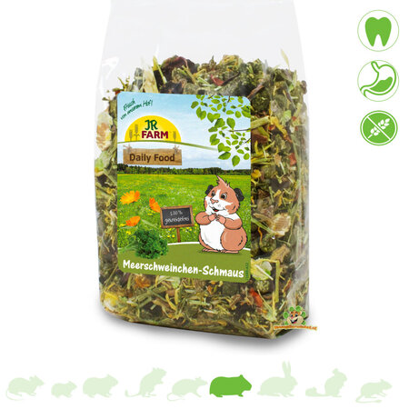 JR Farm Cavia Schmaus Nourriture pour cochons d'Inde sans céréales 1,2 kg