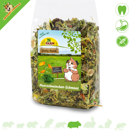 JR Farm Cavia Schmaus Nourriture pour cochons d'Inde sans céréales 1,2 kg