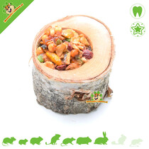 Wooden Fruit Pot 9 cm