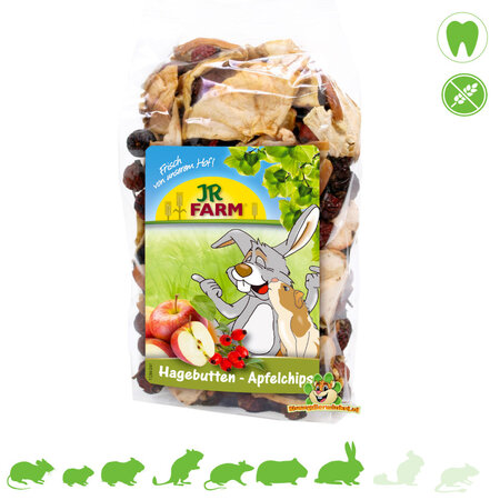 JR Farm Chips de rosa mosqueta y manzana