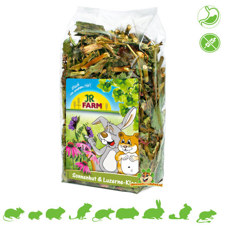 JR Farm Echinacea & Luzerne (Alfalfa) Graanvrij voor Knaagdieren en Konijnen