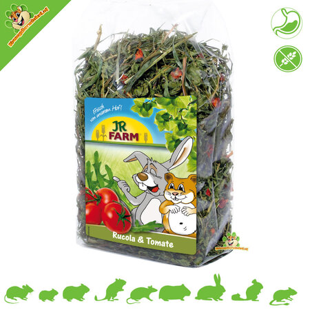 JR Farm Rucola & Tomaten getreidefrei für Nagetiere und Kaninchen