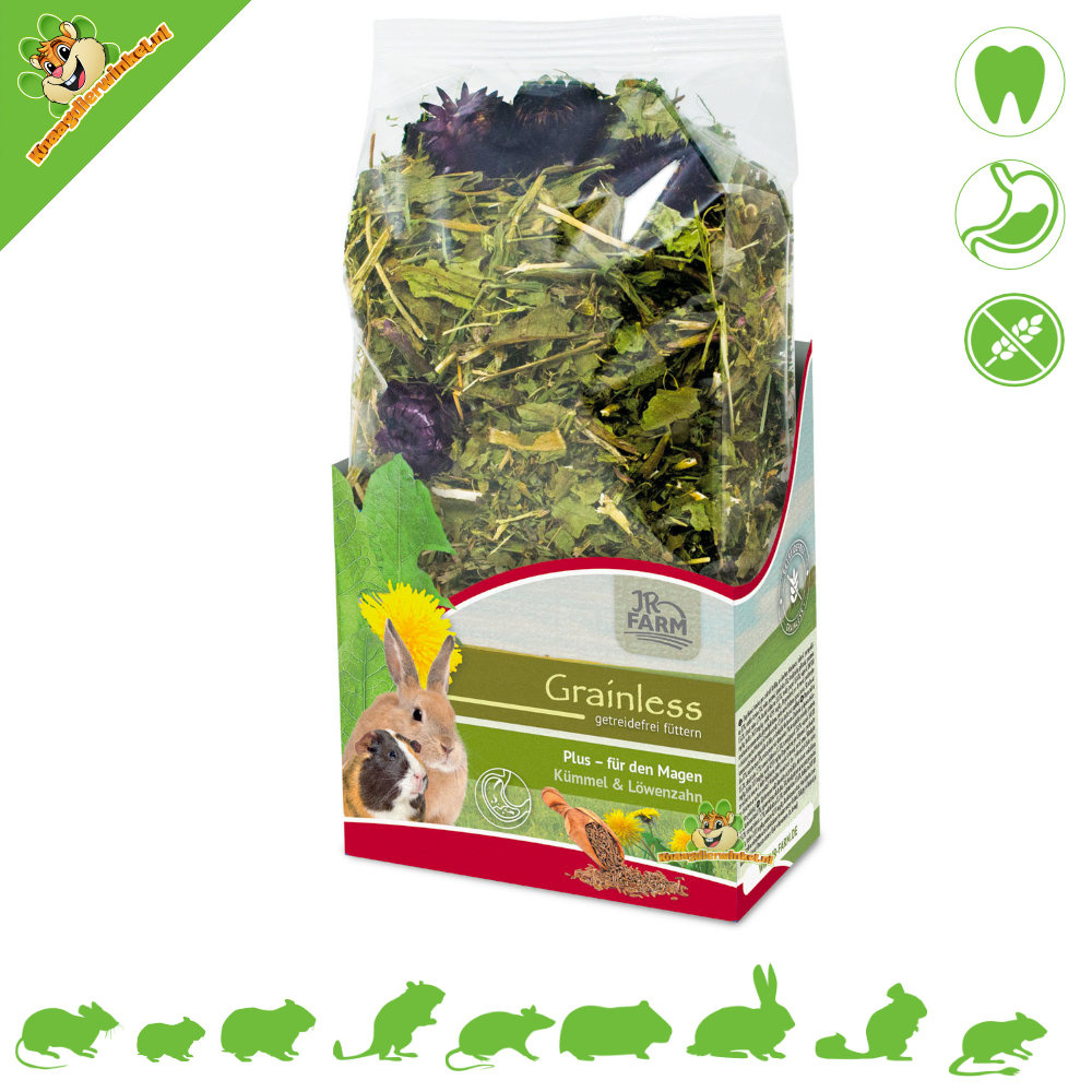 JR Farm Grainless Plus Karwij & Paardenbloem Spijsvertering