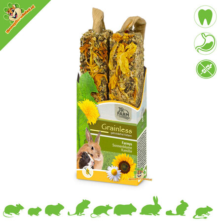 JR Farm Bâtonnets de tournesol et de camomille Farmys sans grains