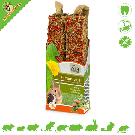JR Farm Palitos de flor de cardo silvestre Farmys sin grano