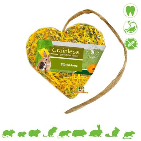 JR Farm Getreidelose Kräuter und Blütenherz