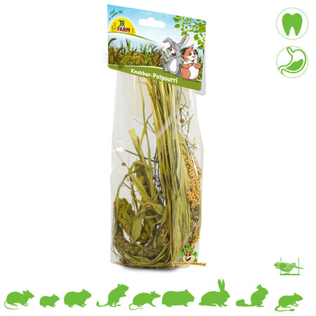 JR Farm Knabber-Potpourri-Ernte für Nagetiere und Vögel