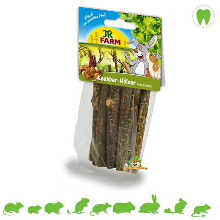 JR Farm Nibble Gnaw Wood Hazelnut